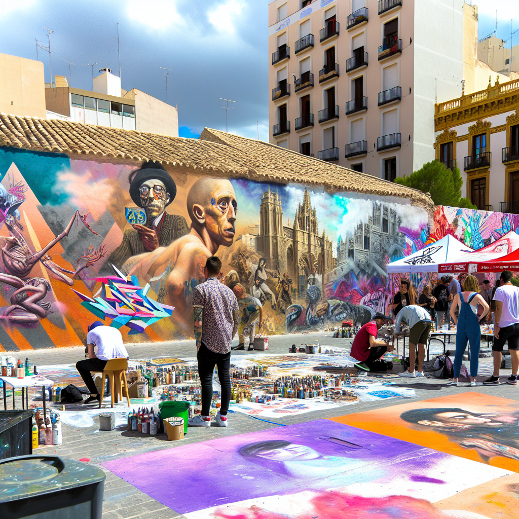 La Fiesta del Arte Urbano en València: murales y grafitis