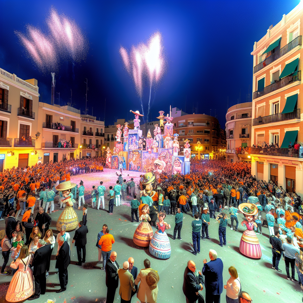 La Plaza del Ayuntamiento: epicentro de las Fallas